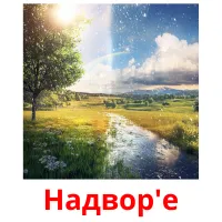 Надвор'е picture flashcards