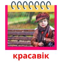 красавік picture flashcards