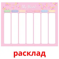 расклад Tarjetas didacticas