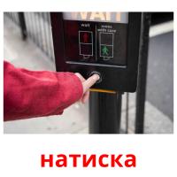 натиска picture flashcards