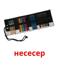 несесер picture flashcards