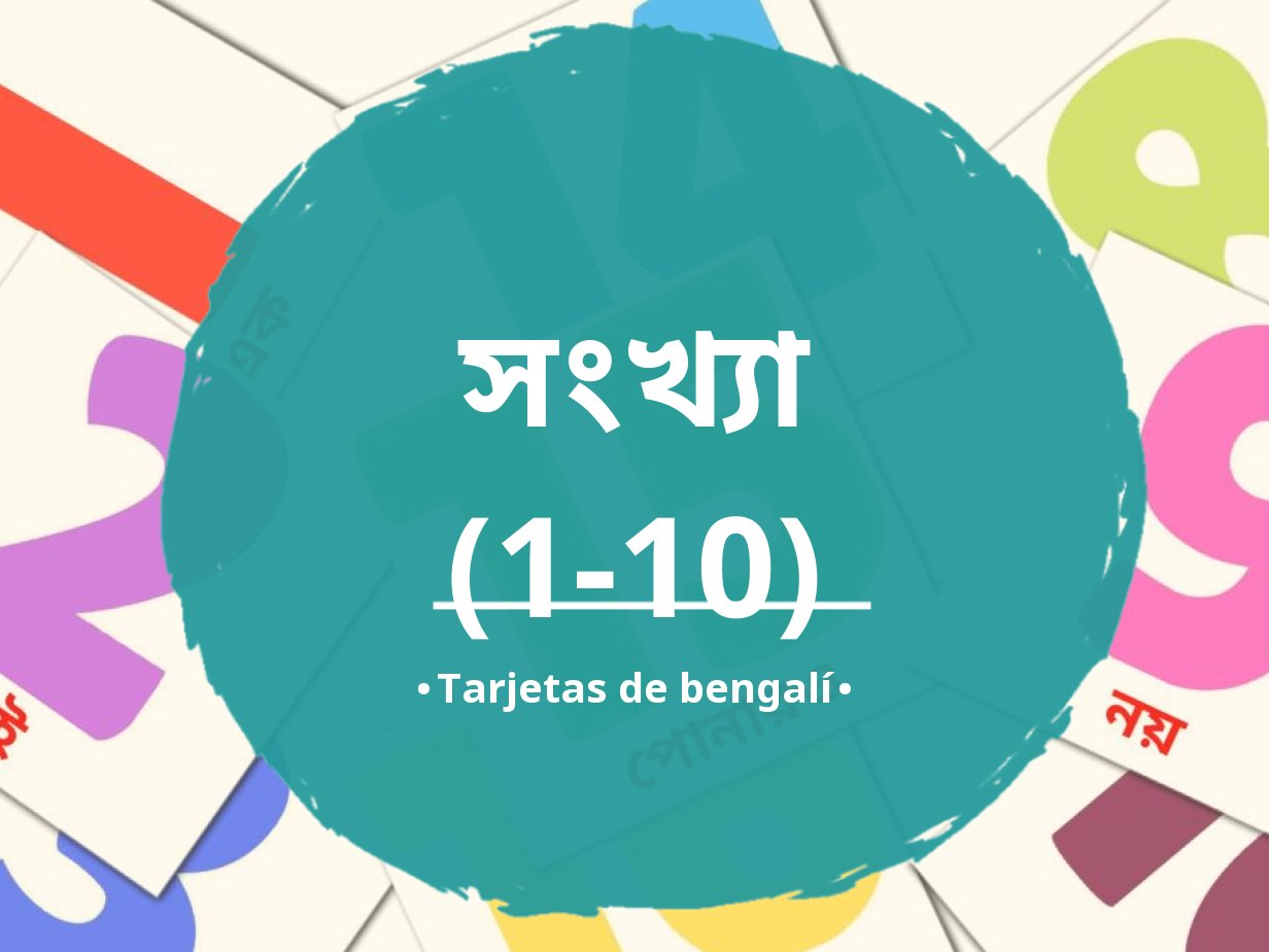 20 Tarjetas De Aprendizaje De Números 1 20 Gratis En Pdf Imágenes En Bengalí 6760