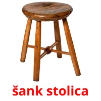 šank stolica ansichtkaarten