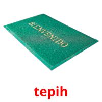 tepih flashcards illustrate