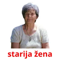 starija žena Bildkarteikarten