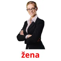 žena Bildkarteikarten