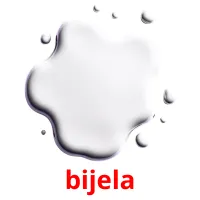 bijela flashcards illustrate