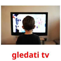 gledati tv Tarjetas didacticas