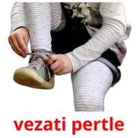 vezati pertle Tarjetas didacticas