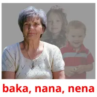 baka, nana, nena ansichtkaarten