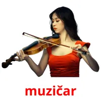 muzičar ansichtkaarten