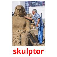 skulptor picture flashcards