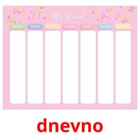dnevno picture flashcards
