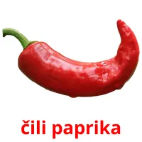 čili paprika ansichtkaarten