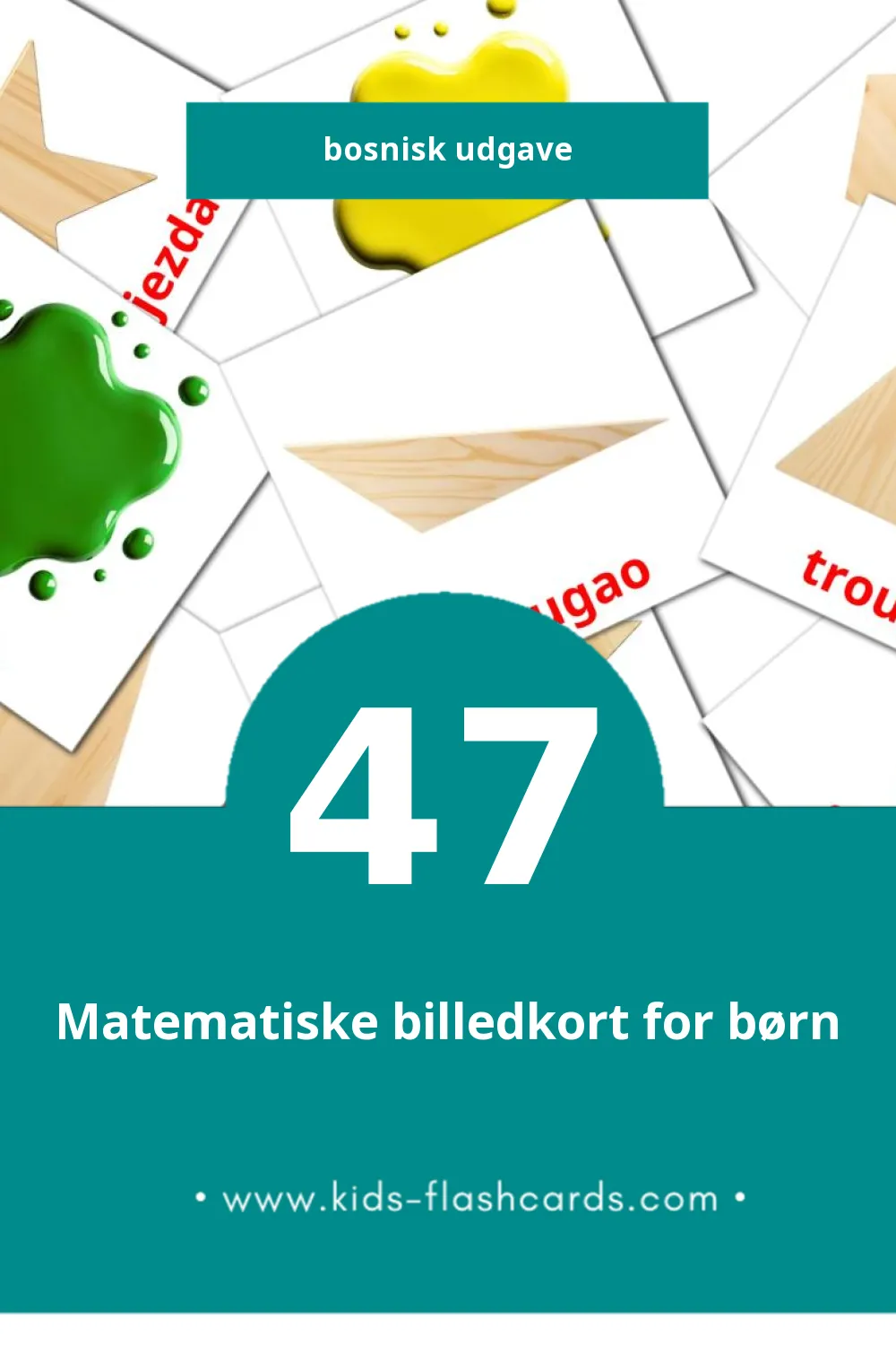 Visuelle billedkort for børn om Boje  i Oblici til småbørn (47 kort på Bosnisk)