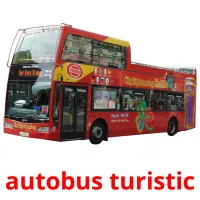 autobus turistic Tarjetas didacticas