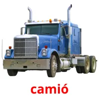 camió Tarjetas didacticas