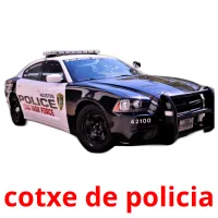 cotxe de policia Tarjetas didacticas