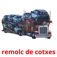 remolc de cotxes Tarjetas didacticas