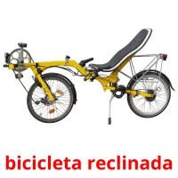 bicicleta reclinada cartões com imagens