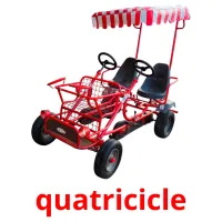 quatricicle ansichtkaarten