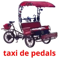 taxi de pedals ansichtkaarten
