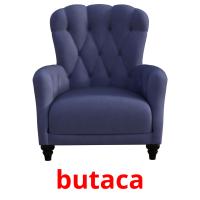 butaca flashcards illustrate
