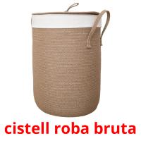cistell roba bruta picture flashcards