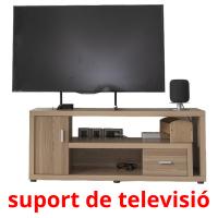 suport de televisió Tarjetas didacticas