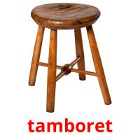 tamboret picture flashcards