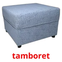 tamboret Bildkarteikarten