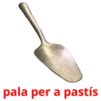 pala per a pastís picture flashcards