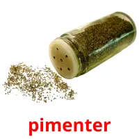 pimenter picture flashcards