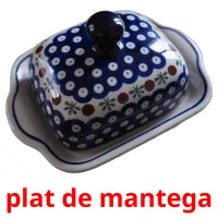 plat de mantega picture flashcards