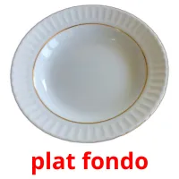plat fondo picture flashcards