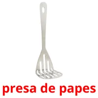 presa de papes Tarjetas didacticas