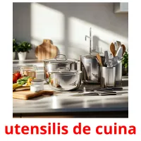 utensilis de cuina Tarjetas didacticas