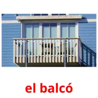 el balcó billedkort for børn med billeder