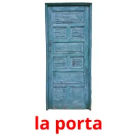 la porta billedkort for børn med billeder