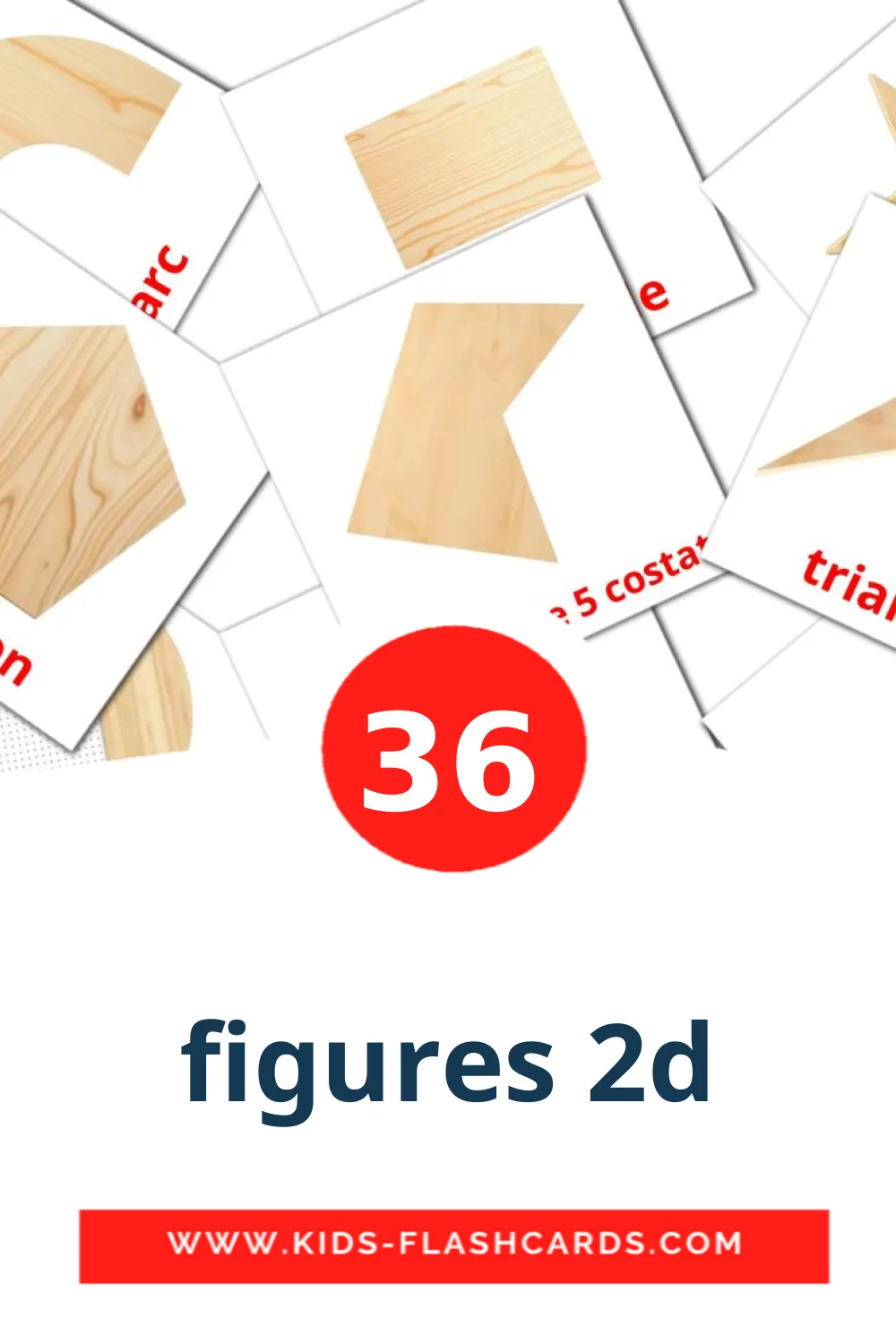 36 figures 2d Picture Cards for Kindergarden in catalan