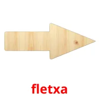 fletxa picture flashcards