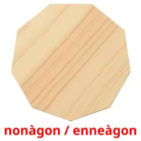 nonàgon / enneàgon picture flashcards