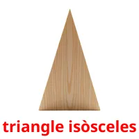 triangle isòsceles picture flashcards