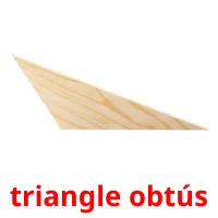 triangle obtús picture flashcards
