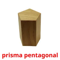 prisma pentagonal picture flashcards