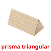 prisma triangular picture flashcards