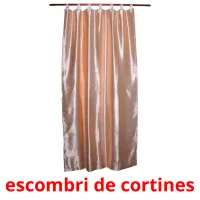 escombri de cortines flashcards illustrate