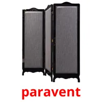 paravent flashcards illustrate