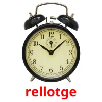 rellotge flashcards illustrate
