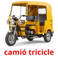 camió tricicle cartões com imagens